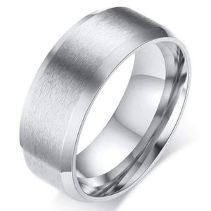 Titanium Ring, Silver Band